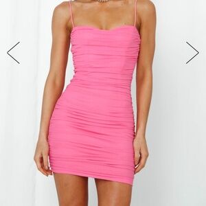 Hello Molly hot pink dress